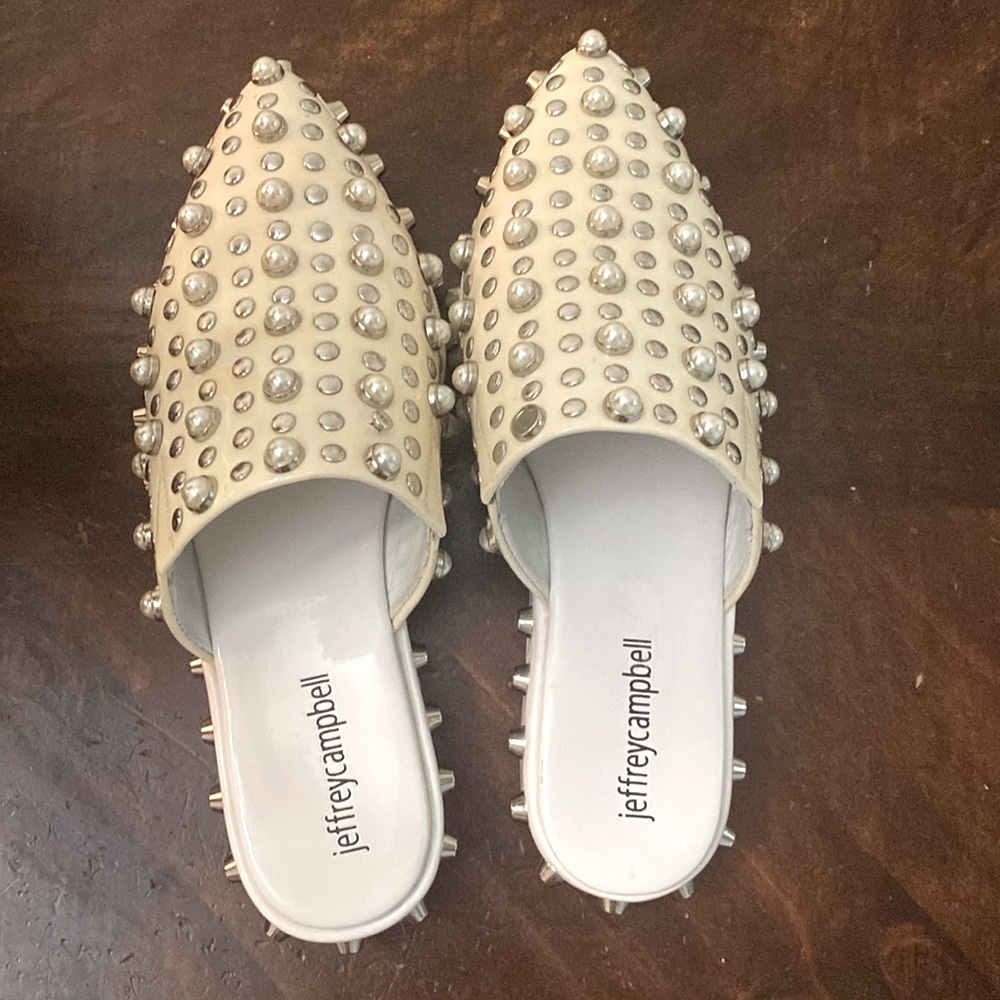 Jeffrey Campbell Studded Mules - Picture 6 of 8